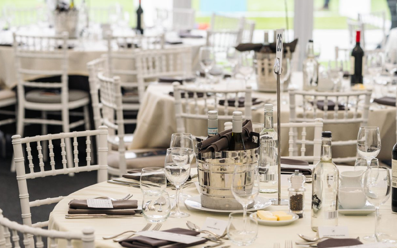 Cheltenham Racecourse Hospitality Platinum Suite Marquee 1