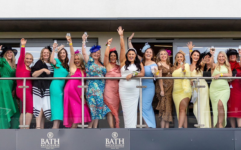 Bath Racecourse Hospitality Ladies Day Balcony 1